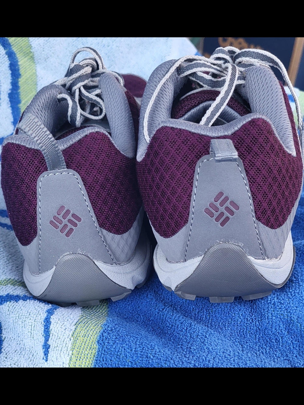 Columbia Women’s Lightweight Purple Trail Sneakers - Picture 3 of 7